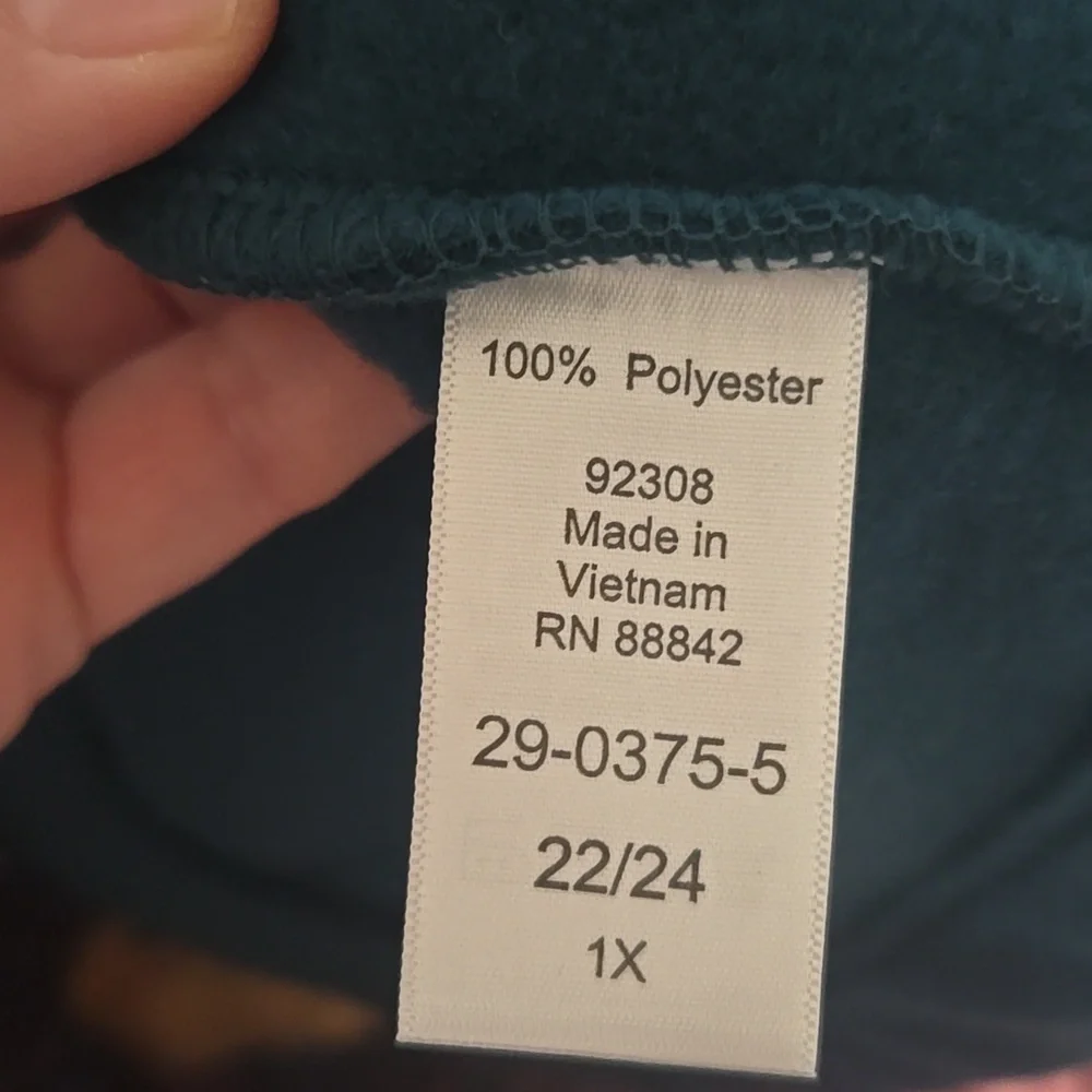 Roaman's, Dark Teal Coat, Sz. 22/24